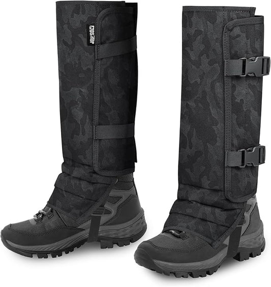Snake Gaiters Leg Guards, Waterproof Snake Guards, Adjustable Snake Bite Protection for Lower Legs, Snake Chaps for Men&Women