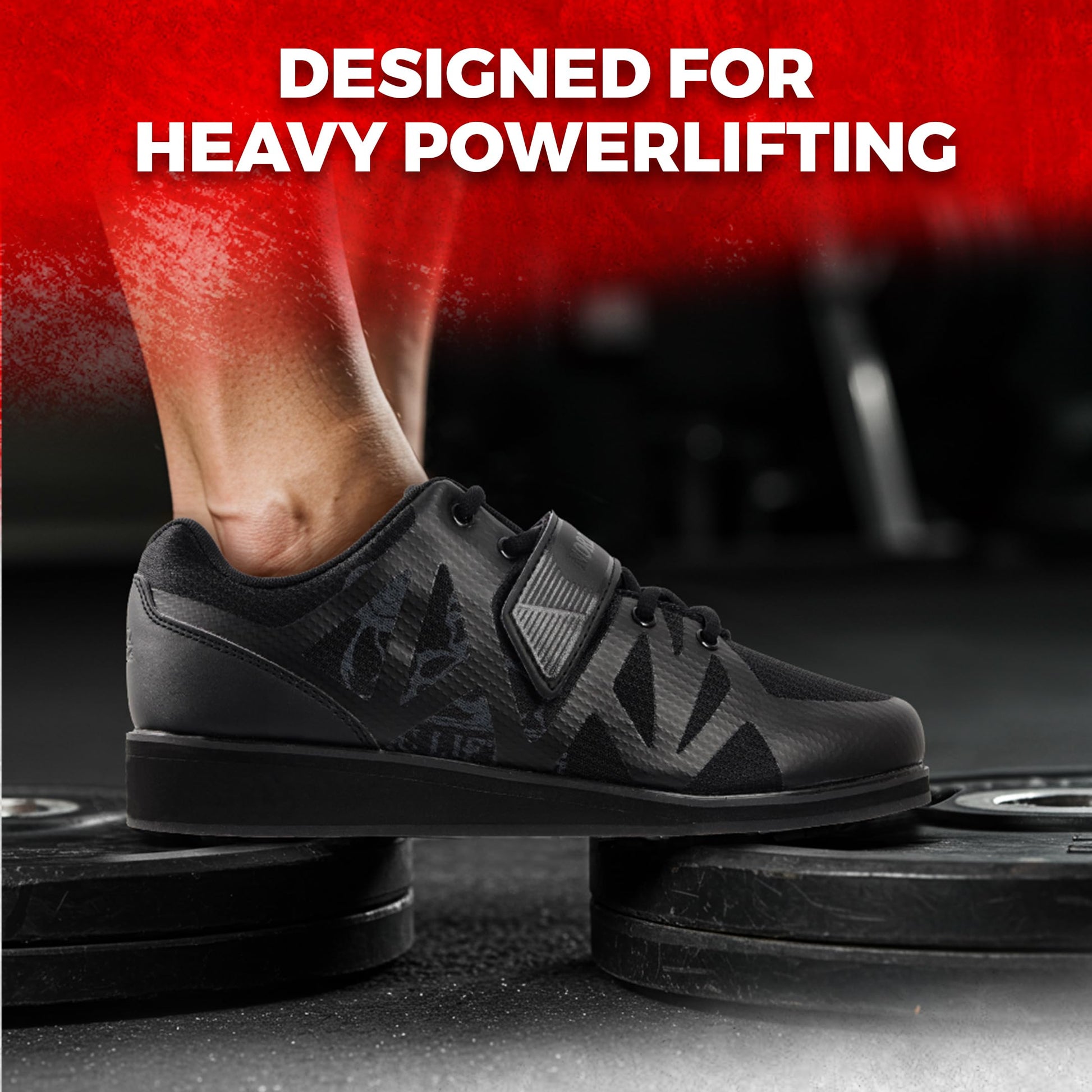 Nordic Lifting Squat Shoes for Men - Deadlift & Lifting Shoes MEGIN Black