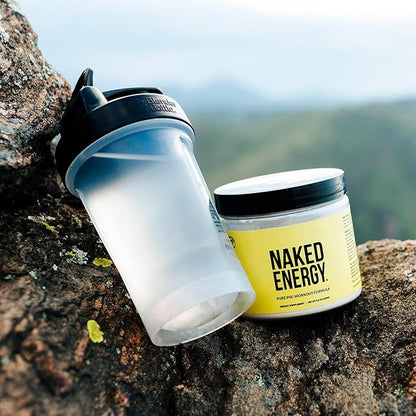 NAKED Energy - Pure Pre Workout Powder for Men and Women, Vegan, Unflavored, Healthy Pre Workout - No Added Sweeteners, Colors Or Flavors - 50 Servings