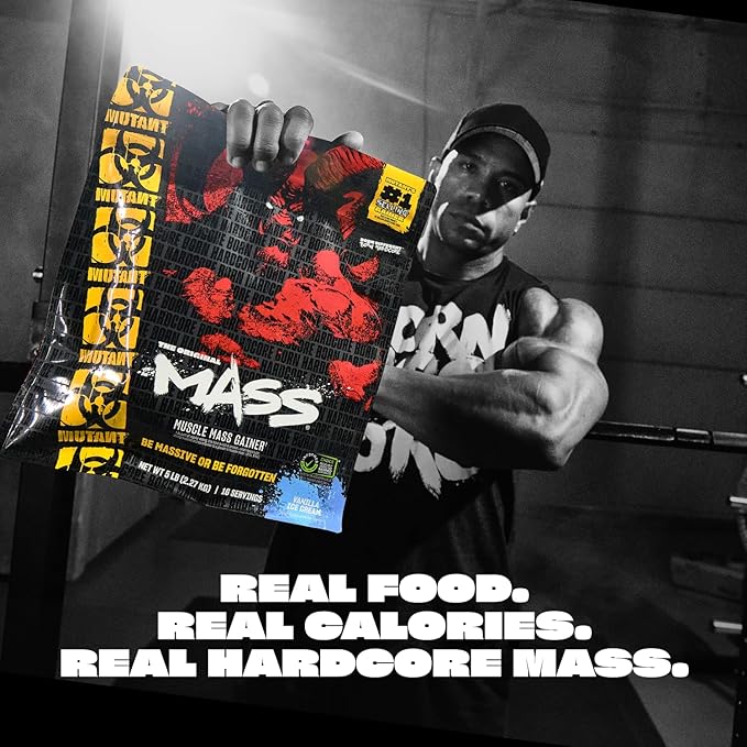 Mutant Mass Weight Gainer Protein Powder ??Build Muscle Size and Strength with 1100 Calories (Chocolate Fudge Brownie, 15 Pound (Pack of 1))