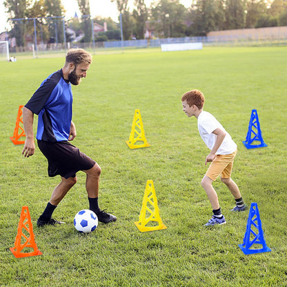 ZEAYEA 30 Pack Agility Training Sport Cone, 9 Inches Soccer Cones with Carry Bag, Basketball
