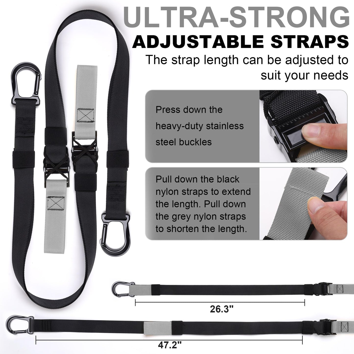 Home Resistance Training Kit with Adjustable Suspension Straps for Workouts