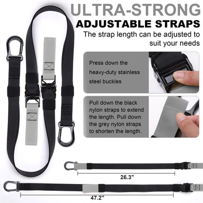 Home Resistance Training Kit with Adjustable Suspension Straps for Workouts