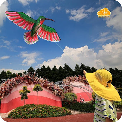 ORGCLDKT- 3D Lifelike Style Bird/Eagle Kite, Super Easy to Fly with, Ideal for Kids, Adults, Girls, Boys. Kites for The Beach, Grassland, Hiking