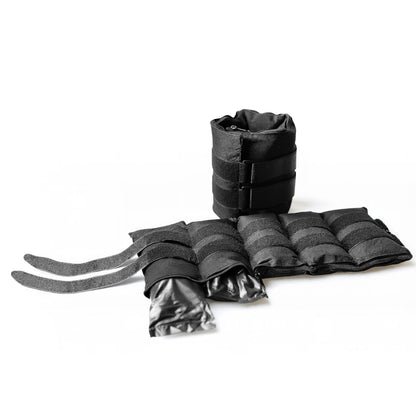 CAP Barbell HHA-CB020A1 20-Pound Pair Adjustable Ankle Weights, Black
