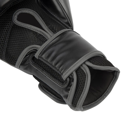 Everlast Powerlock 2 Hook Loop Boxing Gloves | Heavy Bag | Black | 16oz