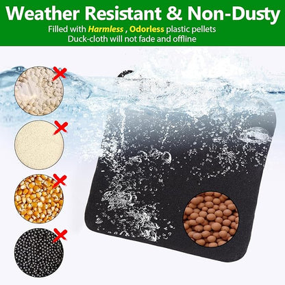 EunHo Cornhole Bags Set of 8 Regulation Size & Weight Corn Hole Bean Bags Official Professional All Weather for Tossing Game with Carry Case