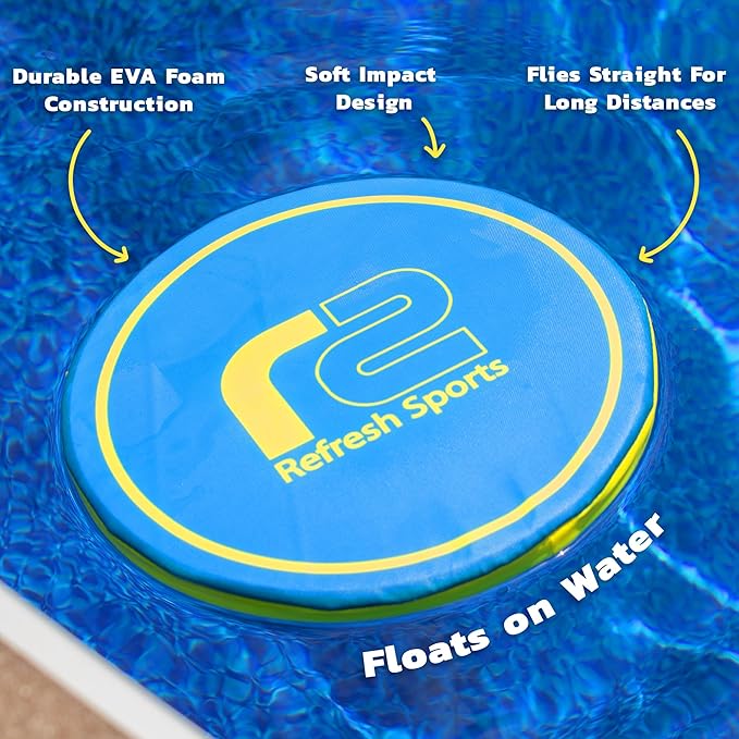 Soft Disc Flying Toy - Doesn't Hurt to Catch - Best Stocking Stuffers For Kids & Adults All Ages - Gifts for Boys & Girls 4 5 6 7 8 9 10 11 12 13 + Year Old Boy - Beach Toys For Kids Outdoor Games