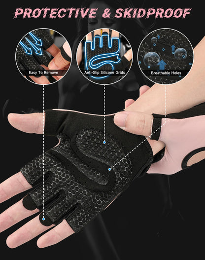 COFIT Breathable Workout Gloves, Antislip Weight Lifting Gym Gloves for Men Women, Superior Grip &