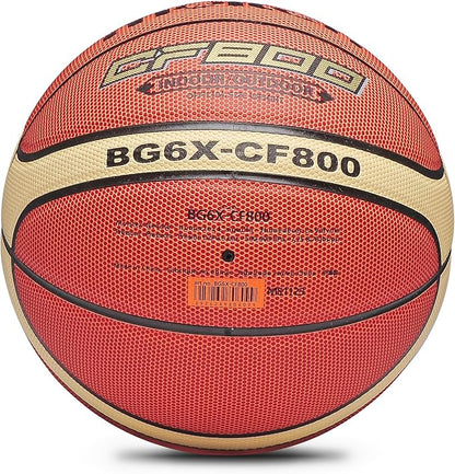 Training Soft Touch Rubber and Faux Leather Fighting Basketball, High Bounce Indoor Outdoor Basketball Gift