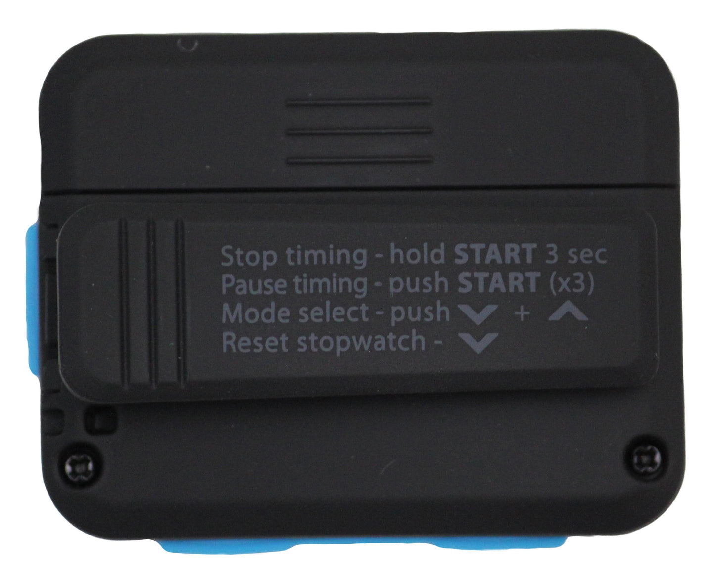 Gymboss Interval Timer and Stopwatch - Black/Blue SOFTCOAT