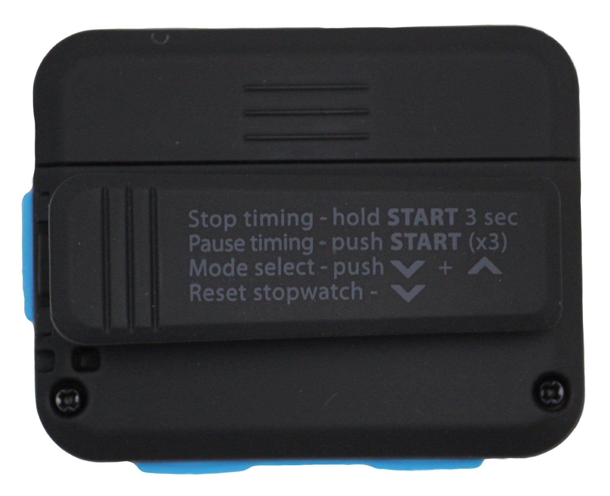 Gymboss Interval Timer and Stopwatch - Black/Blue SOFTCOAT
