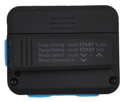 Gymboss Interval Timer and Stopwatch - Black/Blue SOFTCOAT