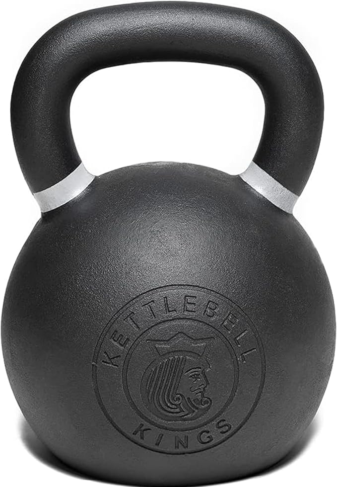 Kettlebell Kings Powder Coated Kettlebell Weights - 9-97 lb Strength Training Kettlebells for Men and Women - Hand Weights Workout Gym Equipment - Weights Set for Home Gym- New