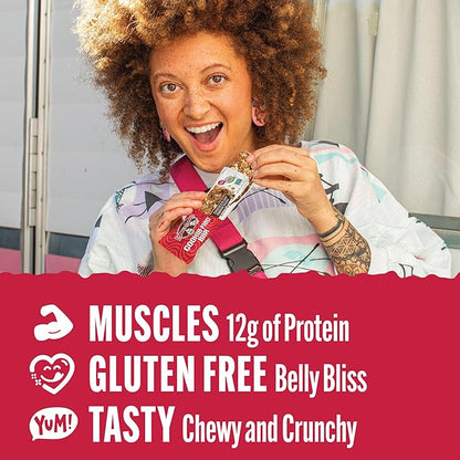 Lenny & Larry's Cookie-fied Bar ??Chocolate Chip Cookie Dough Vegan Protein Bars 9x45g ??Healthy Snacks with 12g Plant Protein & 5g Fiber ??Gluten free Power Bar, Keto Friendly, Non-GMO & Vegan