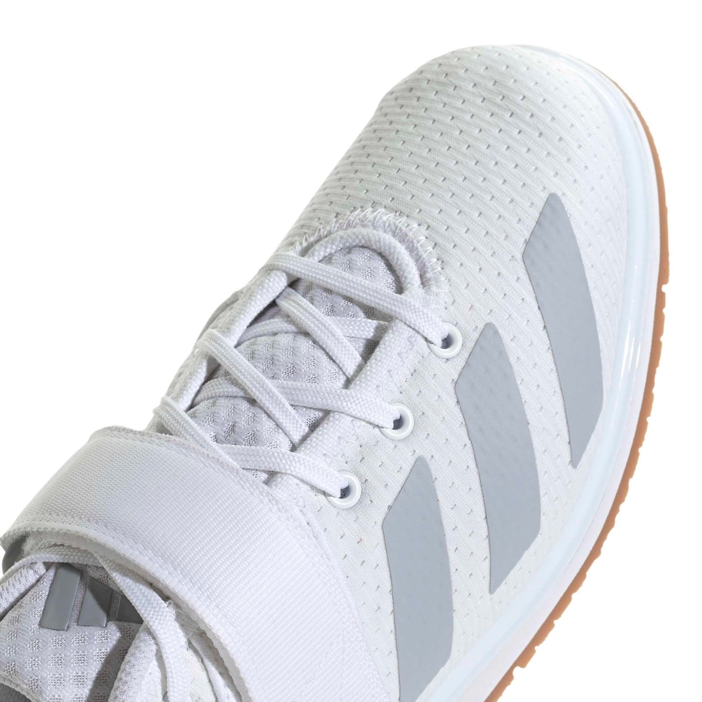 adidas Unisex-Adult Powerlift 5 Weightlifting, White/Halo Silver/Black, 9