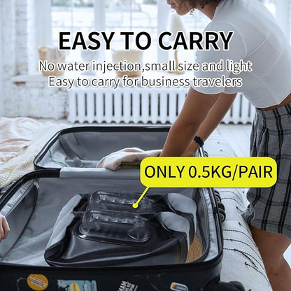 Water Dumbbells, Water Filled Training Dumbbells, Travel Weights Set, Adjustable Weights to 4-30 Lbs/Pair, Portable Gym for Strength Training, Fitness and Shaping