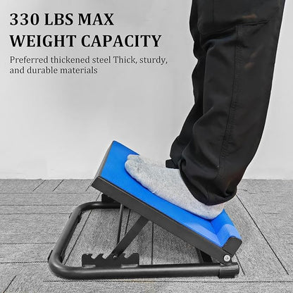 NANSHINE Slant Board for Calf Stretcher Squat, 5-Level Height Adjustable Steel Incline Board Squat Wedge with Non-Slip EVA Mat, Portable Standing Balance Board for Calf Stretching, Flexibility, Ankle Foot, Knees Exercise, Fitness, Physical Therapy