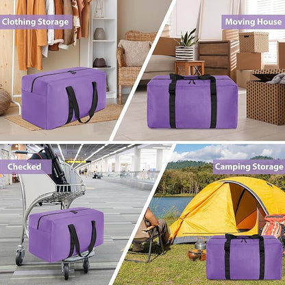 Extra Large Travel Duffle Bag, 120L Gear Bag for Men and Women, Storage Bag Ideal for Overnight Camping and Weekend Getaways