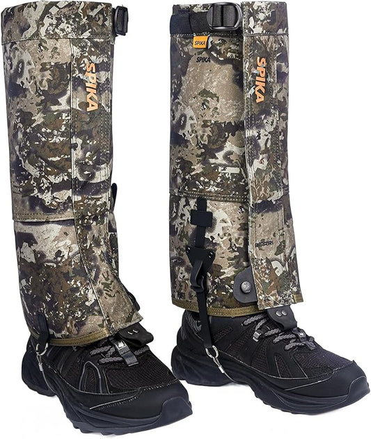 SPIKA Strike Snake Gaiters, Waterproof Snake Chaps for Hunting, Adjustable and Snake Resistent Leg Protective for Outdoors Hiking