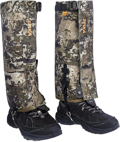 SPIKA Strike Snake Gaiters, Waterproof Snake Chaps for Hunting, Adjustable and Snake Resistent Leg Protective for Outdoors Hiking