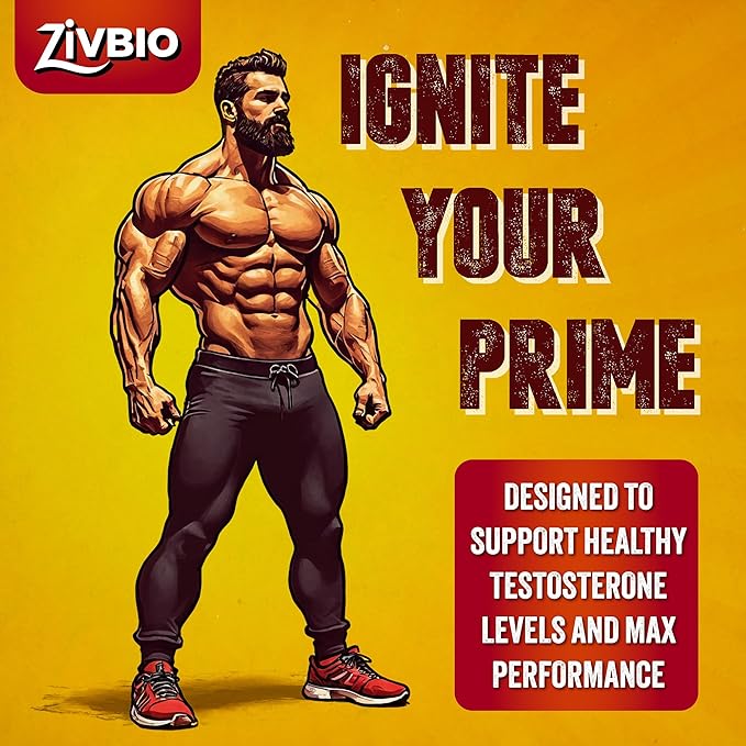 Testosterone Booster Supplement for Men - Ashwagandha, Tongkat Ali, DIM, Zinc, Tribulus & More - Workout, Muscle Builder, Energy, Libido, Strength - Male Enhancing Total Test Boost Pills - 30 Servings