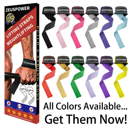 Lifting Straps Wrist Straps for Weightlifting Gym Straps Weight Lifting Deadlift Workout Women Men