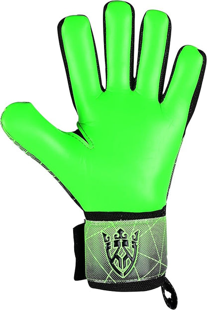 Soccer Goalie Goalkeeper Gloves for Kids Boys Youth & Adult,Latex Strong Grip Palms with Removable Finger Spines Protection Children Football Gloves for Training/Match(Sizes 5-10,6 Styles)