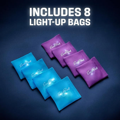EastPoint Sports Go! Gater Cornhole – Light-Up and Travel Versions – Easy Storage & Light-Weight – Perfect for Outdoor and Indoor Play
