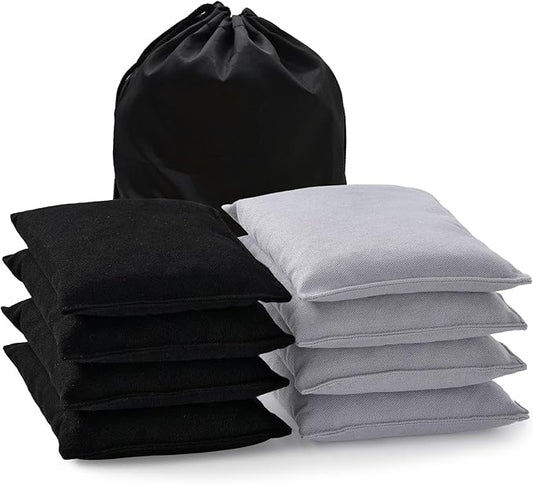 Cornhole Bags Set of 8 Regulation Corn Hole Bean Bags for Cornhole Game, Professional Weather