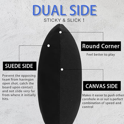 EunHo Dual Sided Cornhole Bags Regulation Set of 8 Professional Cornhole Bean Bags Slick and Stick for Tossing Game-All Weather
