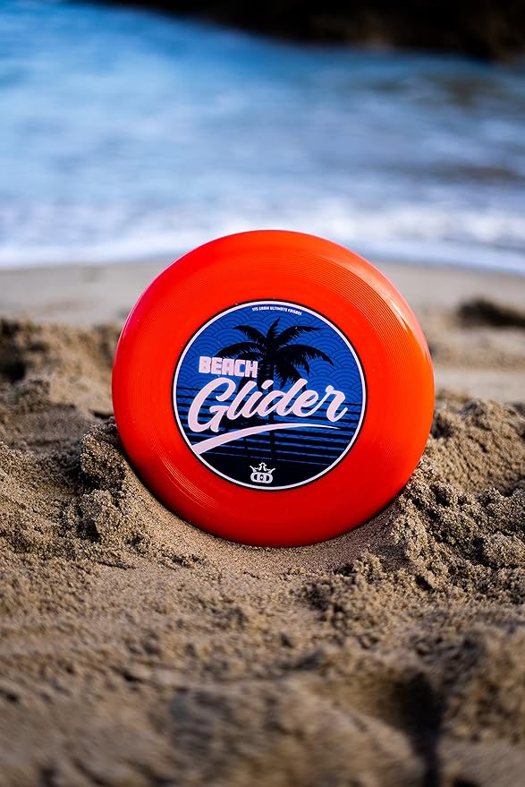 Dynamic Discs Beach Glider Flying Disc, Catch and Throw Frisbee Discs Golf, Predictable Flight Pattern, 175g+, Red
