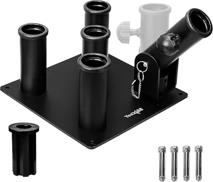 Yes4All Vertical Storage Rack, Home Gym Organizer, Barbell & Dumbbell Rack for 2-inch Olympic & Curl Bars