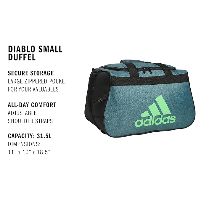 adidas Power Gym Duffel Bag – Athletic & Lightweight for Sports – Diablo