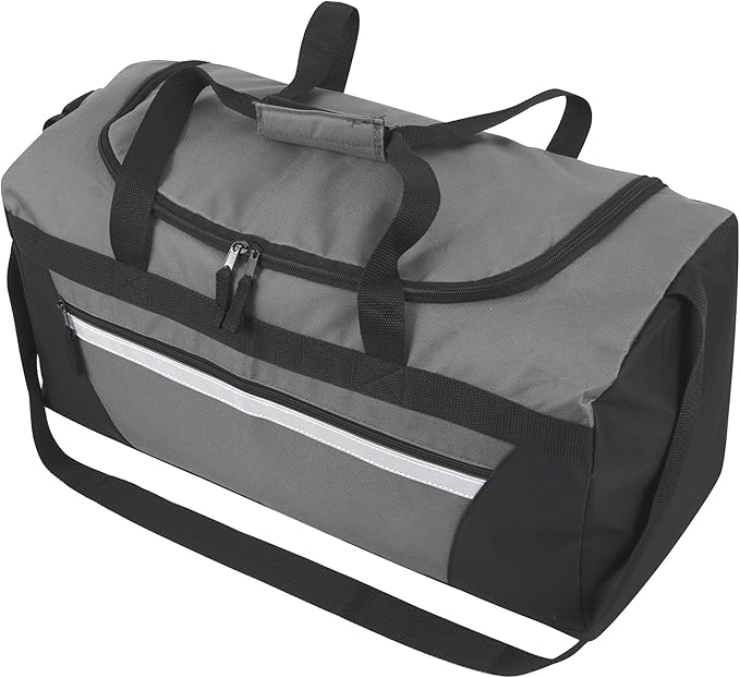 40 Liter, 22 Inch Reflective Duffle Bag with Shoulder Strap for Men, Women, Travel