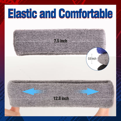 NONSTOP Mens Headband Sweatbands for Men Women, Sweat Wicking Head Bands Mens Sports Towel