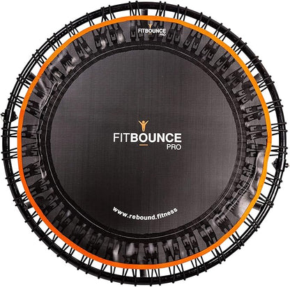 MXL FIT Bounce PRO Bungee Rebounder - Premium Indoor Mini Trampoline for Adults and Kids, Silent Low-Impact Bounce, Half-Folding with Foldable Steel Legs & Carry Bag