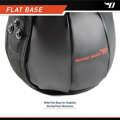 BIONIC BODY by Marcy Soft Kettlebell with Handle for Weightlifting, Conditioning, Strength and core Training