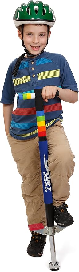 New Bounce Pogo Stick for Kids - Pogo Sticks, 40 to 80 Lbs - Sport Edition, Quality, Easy Grip, PogoStick for Hours of Wholesome Fun