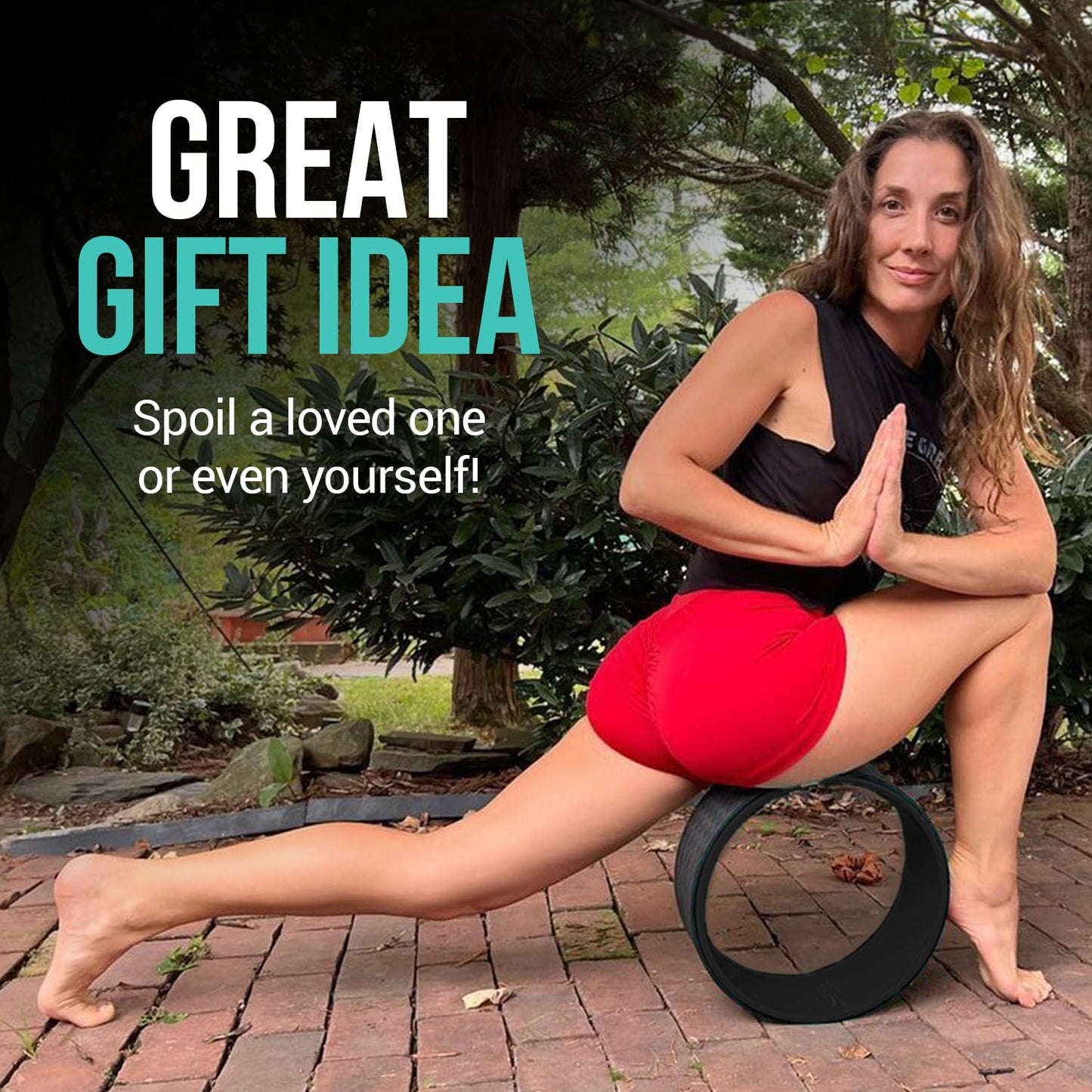 Extra Wide Jumbo Yoga Wheel - Wider, More Stable Back Roller