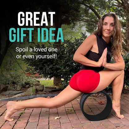 Extra Wide Jumbo Yoga Wheel - Wider, More Stable Back Roller