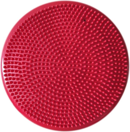 AppleRound Inflated Wobble Cushion with Hand Pump, Air Stability Board (Extra Thick), Core Balance Disc for Adults, Sensory Wiggle Seat for Kids, Flexible Seating for All Age, 13.5in / 34cm Diameter