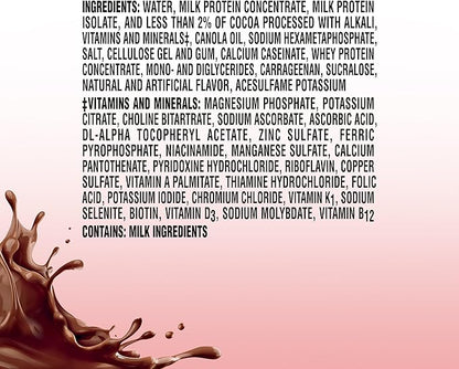 BOOST MAX Protein Shakes Ready to Drink - 30g High Protein Shake - Chocolate | Nutritional Drinks to Support Muscle Recovery After Exercise, 26 Vitamins & Minerals, 1g Sugar, 11 fl oz (Pack of 18)
