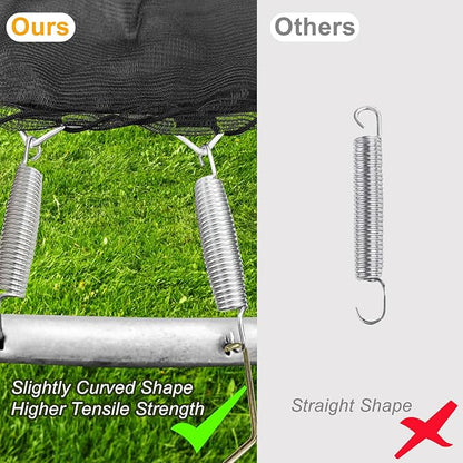 72pcs Trampoline Springs 5.5 inch: Trampoline Replacement Parts Springs with Puller Tool for Indoor Outdoor Trampolines,Heavy Duty Stainless Steel,Weather Resistant