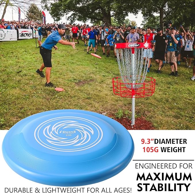 Sports Flying Disc - Compeition Flying Discs for Beach, Backyard, Lawn, Park, Camping and More - Great for All Ages Outdoor Flying Disc Training