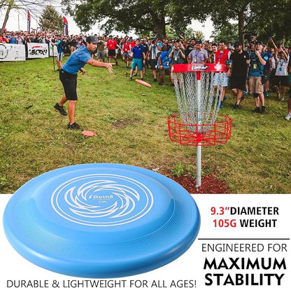 Sports Flying Disc - Compeition Flying Discs for Beach, Backyard, Lawn, Park, Camping and More - Great for All Ages Outdoor Flying Disc Training