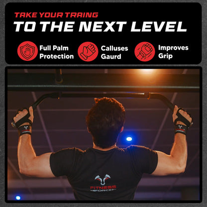 FITNESS FORCE Ventilated Weight Lifting Workout Gloves for Men & Women