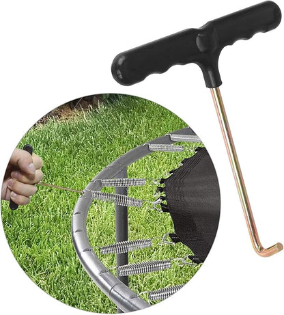 40Pcs 5-1/2” Trampoline Spring Replacement, Stainless Steel Replacement Spring for Trampoline, High Tensile Silver Wire Springs Set with Durable T Hook Fit Skywalker JumpKing Upperbounce Skybound