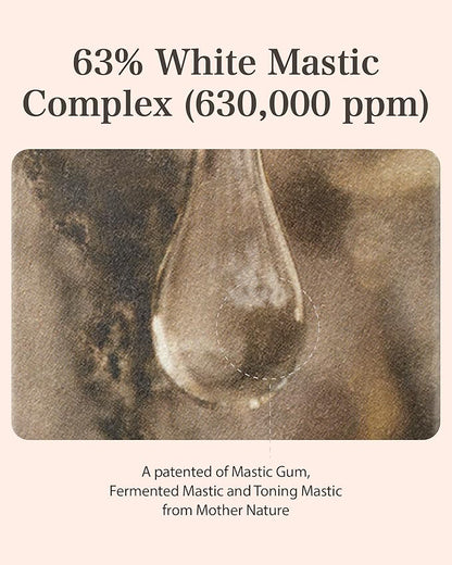 MASTINA Mastic Ampoule Serum Dropper Type (0.5fl oz, Pack of 2) White Mastic Complex 63%, Tranexamic Acid 2%, Niacinamide 5% - Face Serum for Firming, Hydrating, Radiant Glass Skin. Korean Skin Care