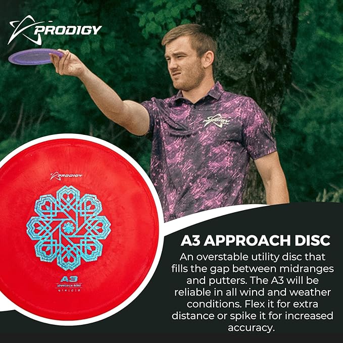 Prodigy Disc 200 Plastic Disc Golf Set | Beginner Golf Discs Set | Set of 4 Discs | Includes Putter, Midrange, Fairway Driver, Distance Driver, Mini Golf Discs | Disc Golf Starter Set for Men